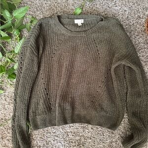 Olive Green Women's Sweater